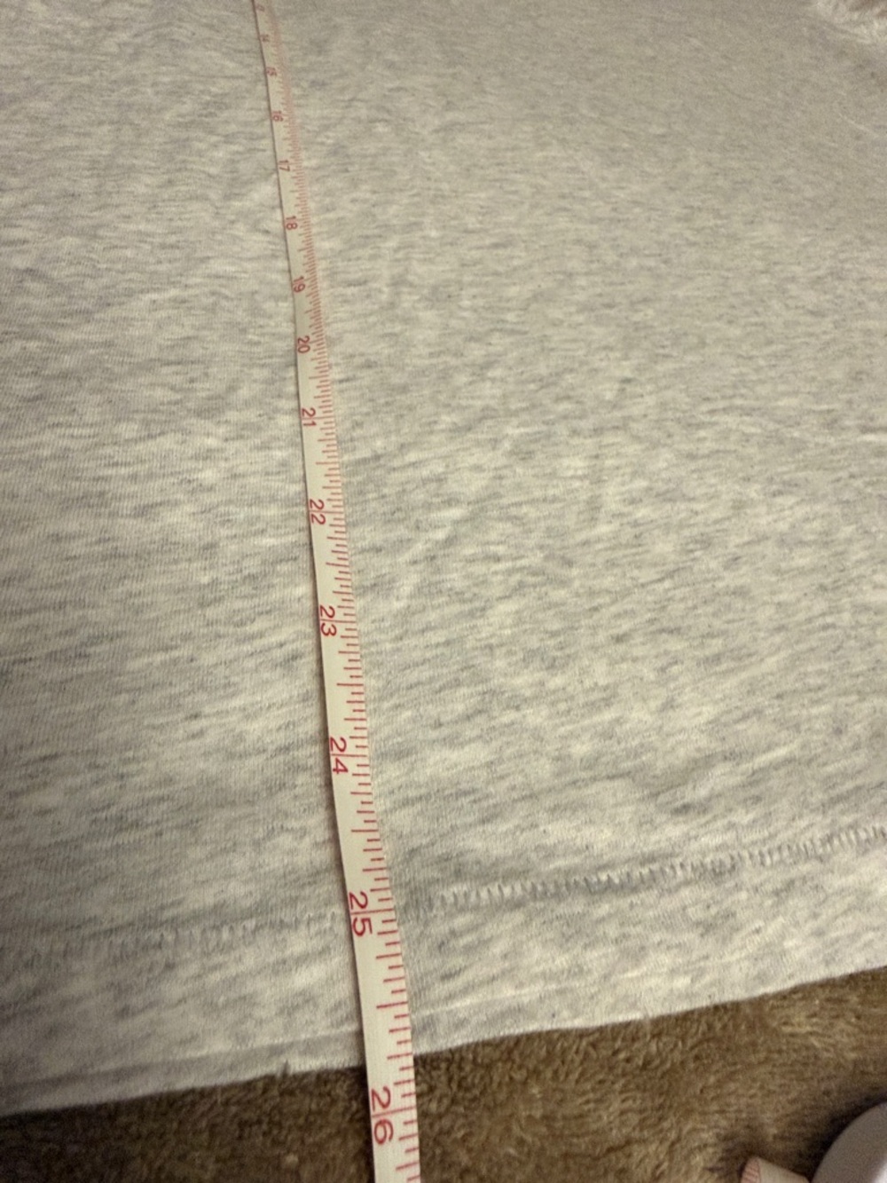 aerie Short Sleeve V-Neck Tee - Light Gray - Picture 9 of 9